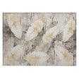 Addison Chantille ACN2172 Floral Machine Made Transitional Brown Rug