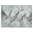 Addison Chantille ACN2172 Floral Machine Made Transitional Teal Rug