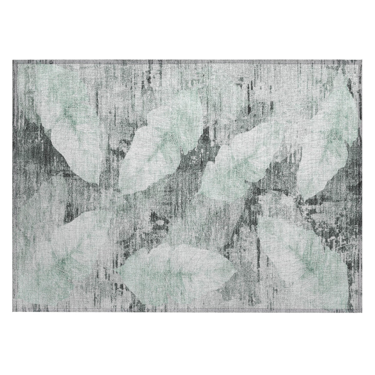 Addison Chantille ACN2172 Floral Machine Made Transitional Teal Rug