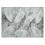 Addison Chantille ACN2172 Floral Machine Made Transitional Teal Rug