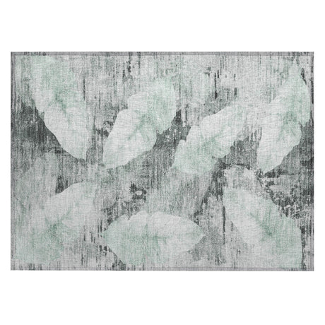 Addison Chantille ACN2172 Floral Machine Made Transitional Teal Rug