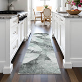 Addison Chantille ACN2172 Floral Machine Made Transitional Teal Rug
