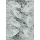 Addison Chantille ACN2172 Floral Machine Made Transitional Teal Rug