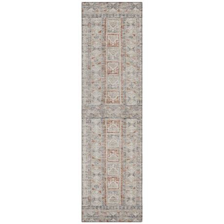 Addison Chantille ACN2173 Stripes Machine Made Transitional Beige Rug