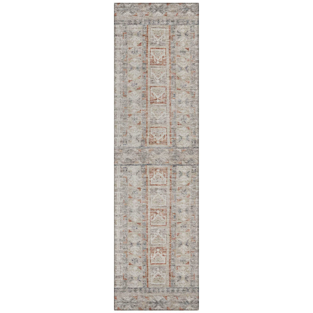 Addison Chantille ACN2173 Stripes Machine Made Transitional Beige Rug