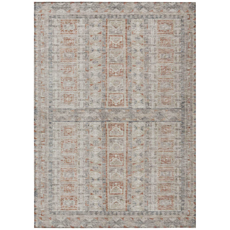Addison Chantille ACN2173 Stripes Machine Made Transitional Beige Rug