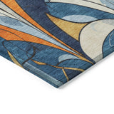 Addison Chantille ACN2174 Modern Machine Made Transitional Blue Rug