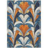 Addison Chantille ACN2174 Modern Machine Made Transitional Blue Rug