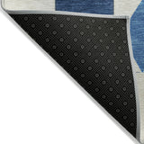 Addison Chantille ACN2181 Geometric Machine Made Transitional Blue Rug