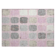 Addison Chantille ACN2182 Geometric Machine Made Transitional Pink Rug