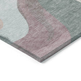 Addison Chantille ACN2186 Swirls Machine Made Transitional Blush Rug