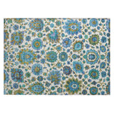 Addison Chantille ACN2187 Global Machine Made Traditional Aqua Rug