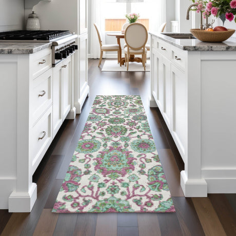 Addison Chantille ACN2187 Global Machine Made Traditional Mint Rug