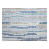 Addison Chantille ACN2188 Stripes Machine Made Transitional Sky Rug