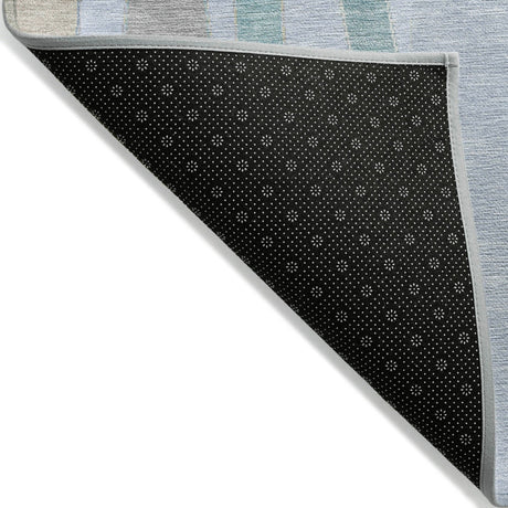 Addison Chantille ACN2188 Stripes Machine Made Transitional Sky Rug
