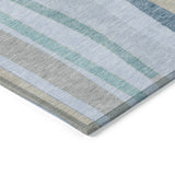 Addison Chantille ACN2188 Stripes Machine Made Transitional Sky Rug