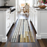 Addison Chantille ACN2189 Geometric Machine Made Transitional Black Rug