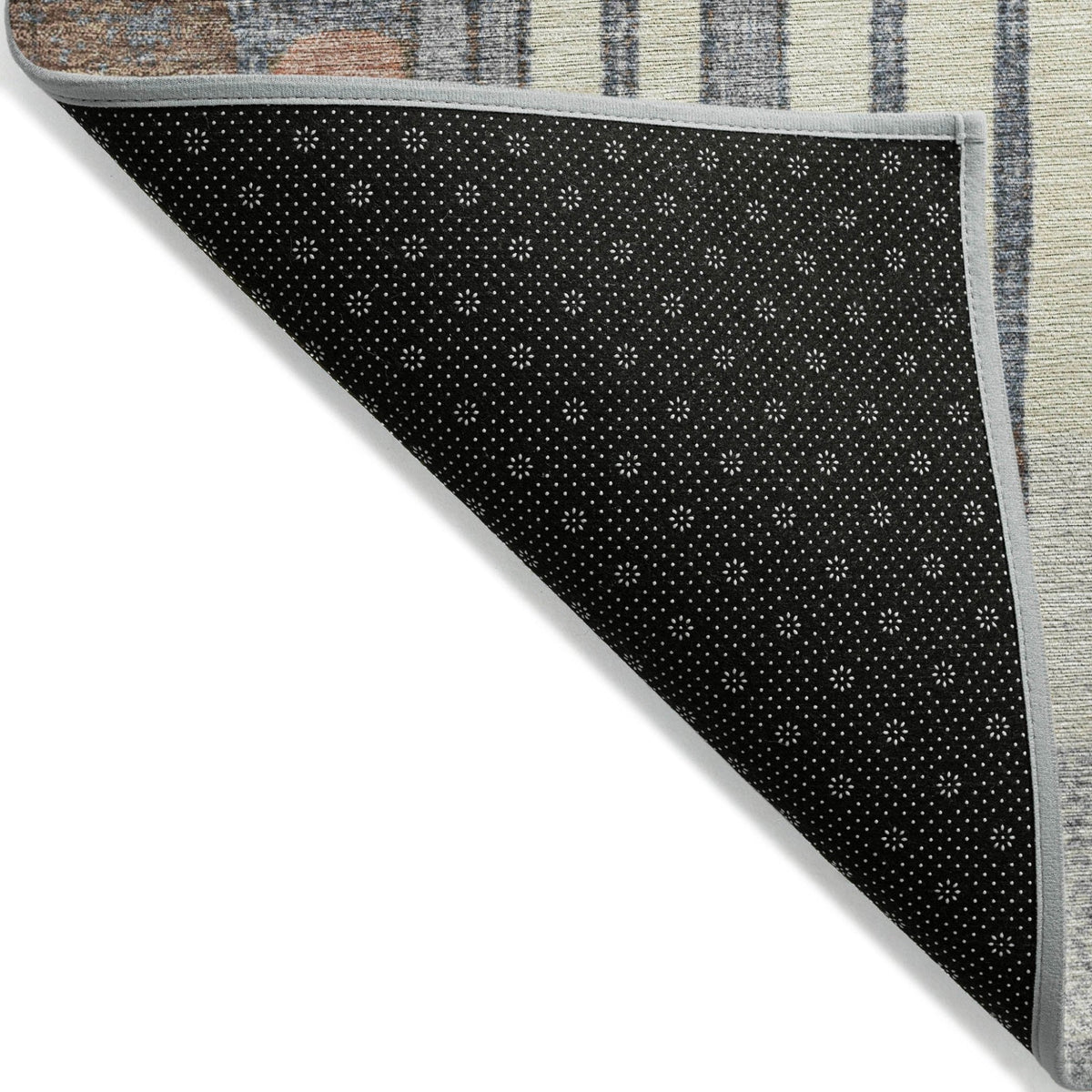 Addison Chantille ACN2189 Geometric Machine Made Transitional Brown Rug