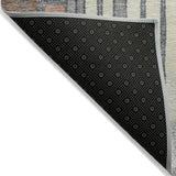 Addison Chantille ACN2189 Geometric Machine Made Transitional Brown Rug