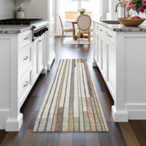 Addison Chantille ACN2189 Geometric Machine Made Transitional Brown Rug