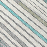 Addison Chantille ACN2189 Geometric Machine Made Transitional Teal Rug