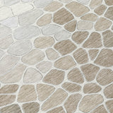 Addison Chantille ACN2190 Geometric Machine Made Transitional Taupe Rug