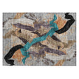 Addison Chantille ACN2191 Abstract Machine Made Transitional Gray Rug