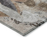 Addison Chantille ACN2191 Abstract Machine Made Transitional Taupe Rug