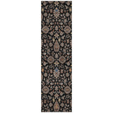 Addison Chantille ACN2192 Global Machine Made Traditional Black Rug