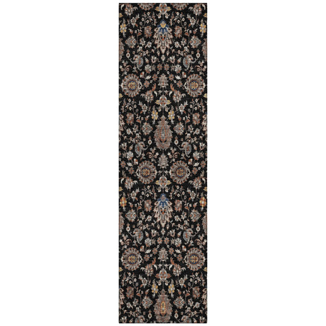 Addison Chantille ACN2192 Global Machine Made Traditional Black Rug