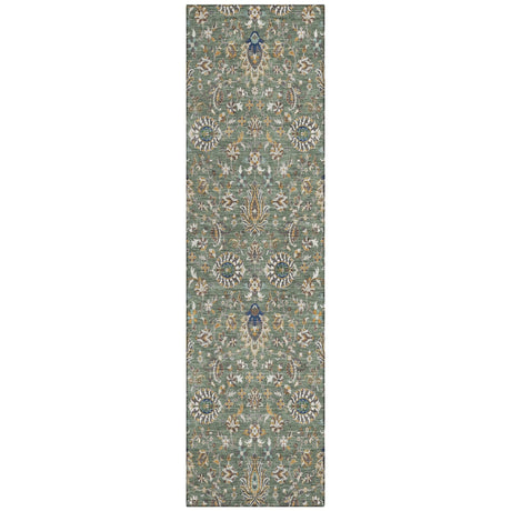 Addison Chantille ACN2192 Global Machine Made Traditional Green Rug
