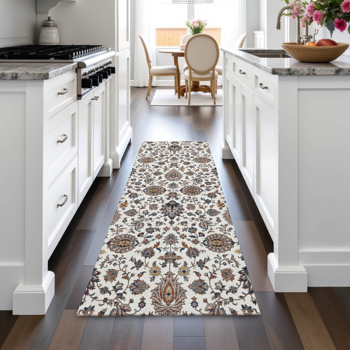 Addison Chantille ACN2192 Global Machine Made Traditional Ivory Rug