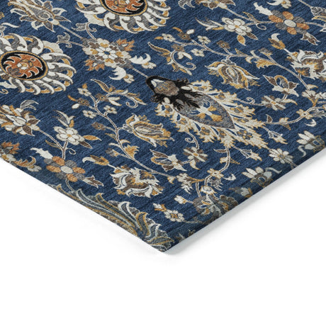 Addison Chantille ACN2192 Global Machine Made Traditional Navy Rug