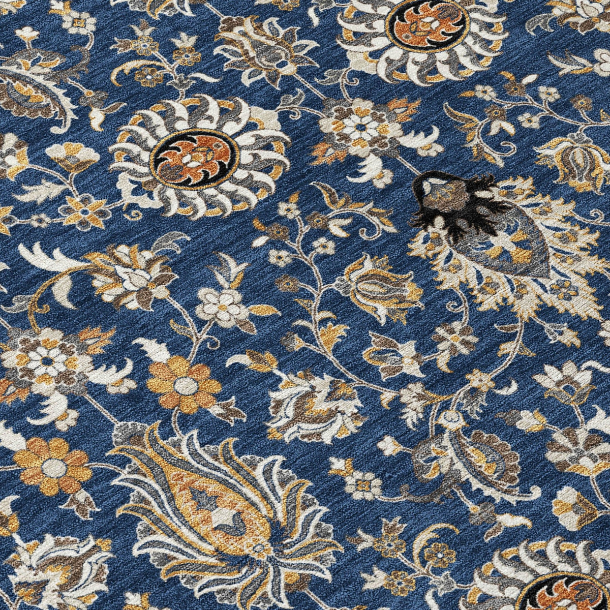 Addison Chantille ACN2192 Global Machine Made Traditional Navy Rug