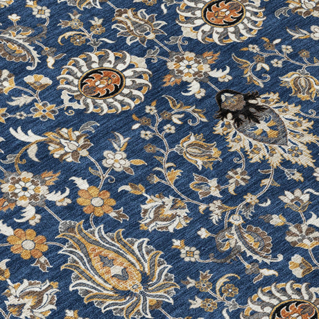 Addison Chantille ACN2192 Global Machine Made Traditional Navy Rug