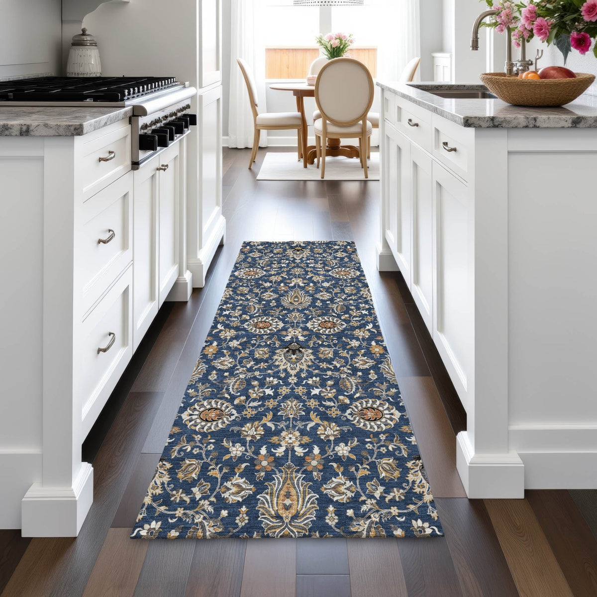 Addison Chantille ACN2192 Global Machine Made Traditional Navy Rug