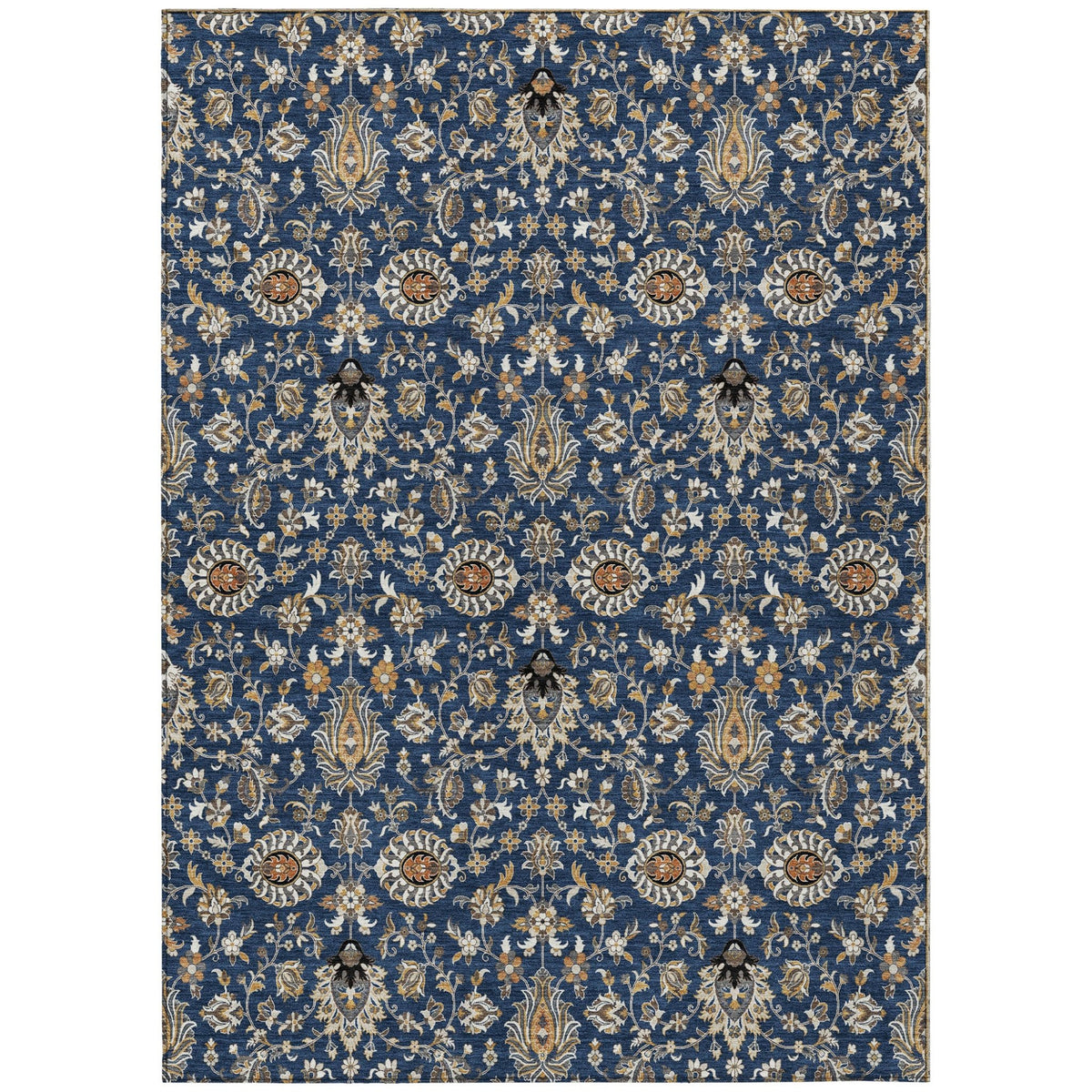 Addison Chantille ACN2192 Global Machine Made Traditional Navy Rug