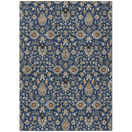 Addison Chantille ACN2192 Global Machine Made Traditional Navy Rug