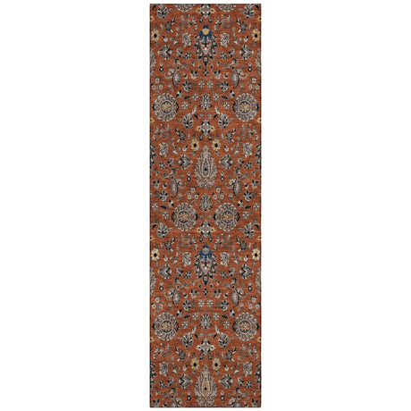 Addison Chantille ACN2192 Global Machine Made Traditional Paprika Rug