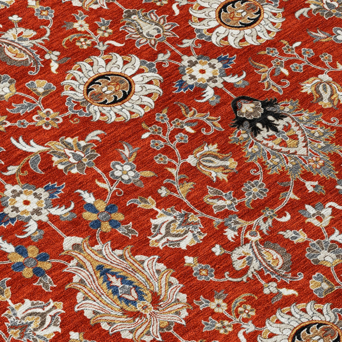 Addison Chantille ACN2192 Global Machine Made Traditional Red Rug