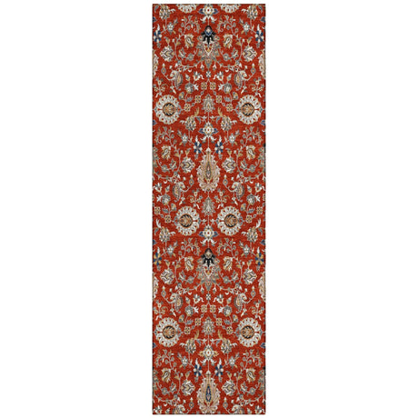 Addison Chantille ACN2192 Global Machine Made Traditional Red Rug
