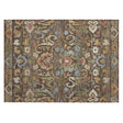 Addison Chantille ACN2193 Floral Machine Made Transitional Chocolate Rug
