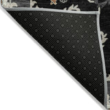Addison Chantille ACN2194 Global Machine Made Traditional Black Rug