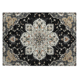 Addison Chantille ACN2194 Global Machine Made Traditional Black Rug