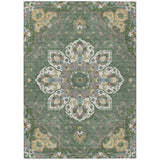 Addison Chantille ACN2194 Global Machine Made Traditional Green Rug