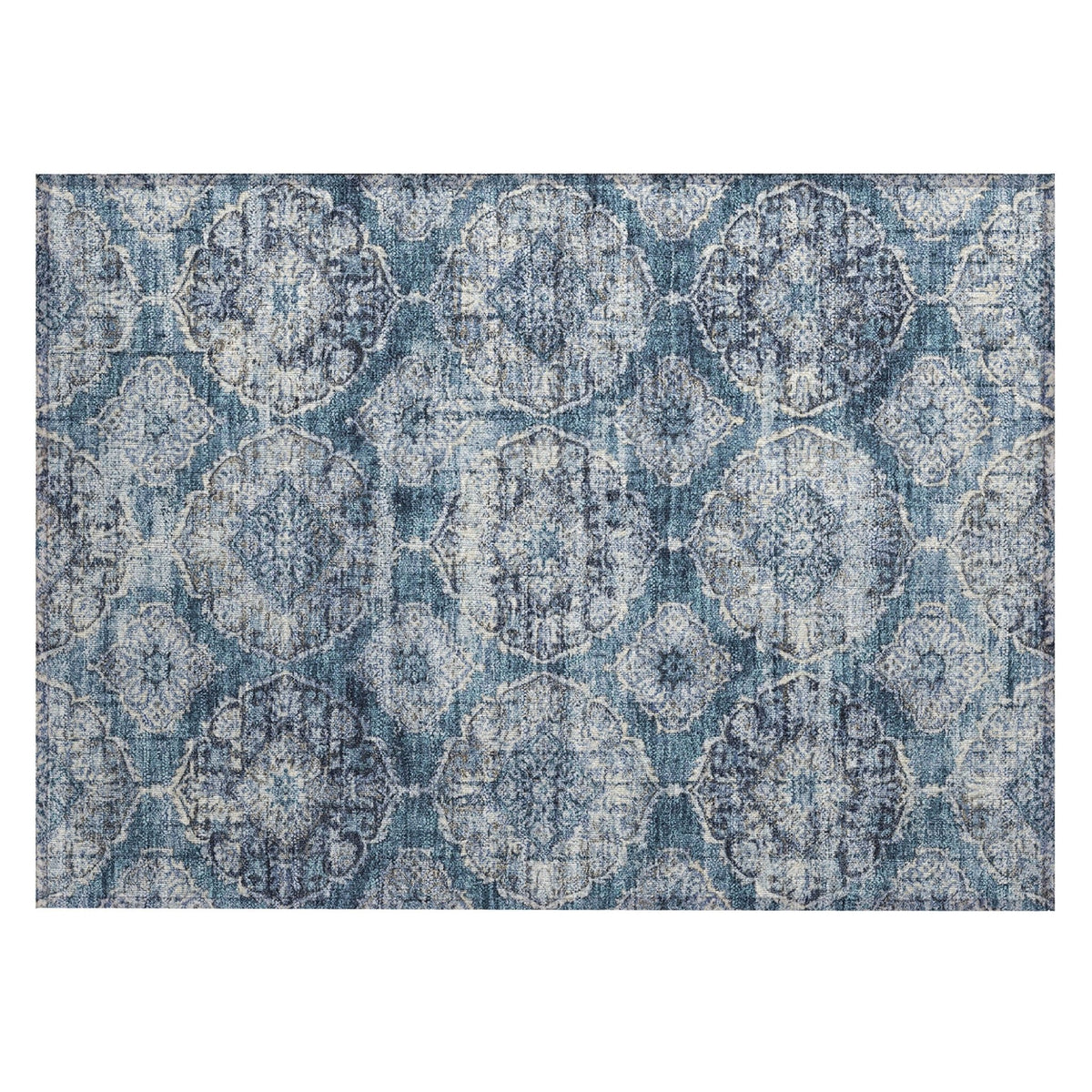Addison Chantille ACN2196 Panel Machine Made Transitional Denim Rug
