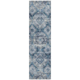 Addison Chantille ACN2196 Panel Machine Made Transitional Denim Rug