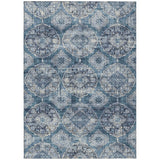 Addison Chantille ACN2196 Panel Machine Made Transitional Denim Rug