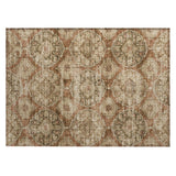 Addison Chantille ACN2196 Panel Machine Made Transitional Paprika Rug
