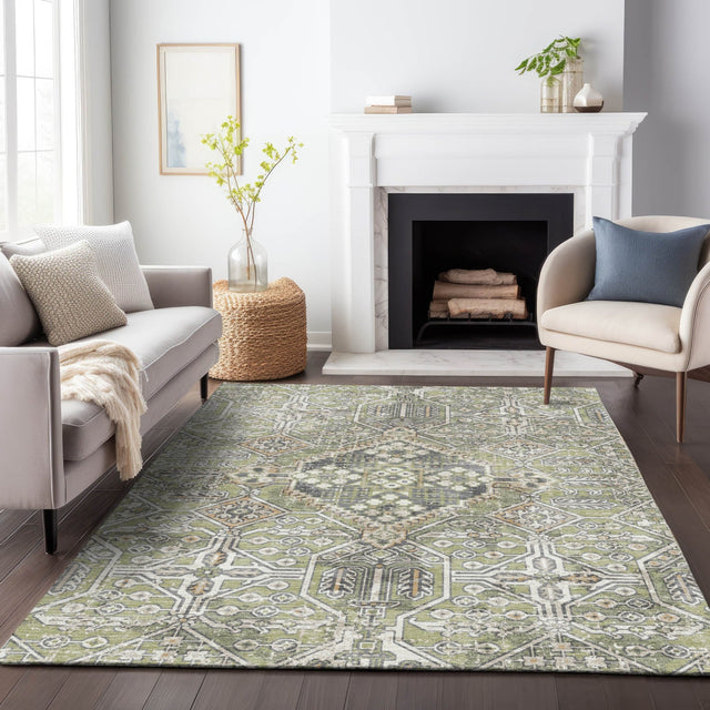 Addison Chantille ACN2197 Global Machine Made Traditional Aloe Rug